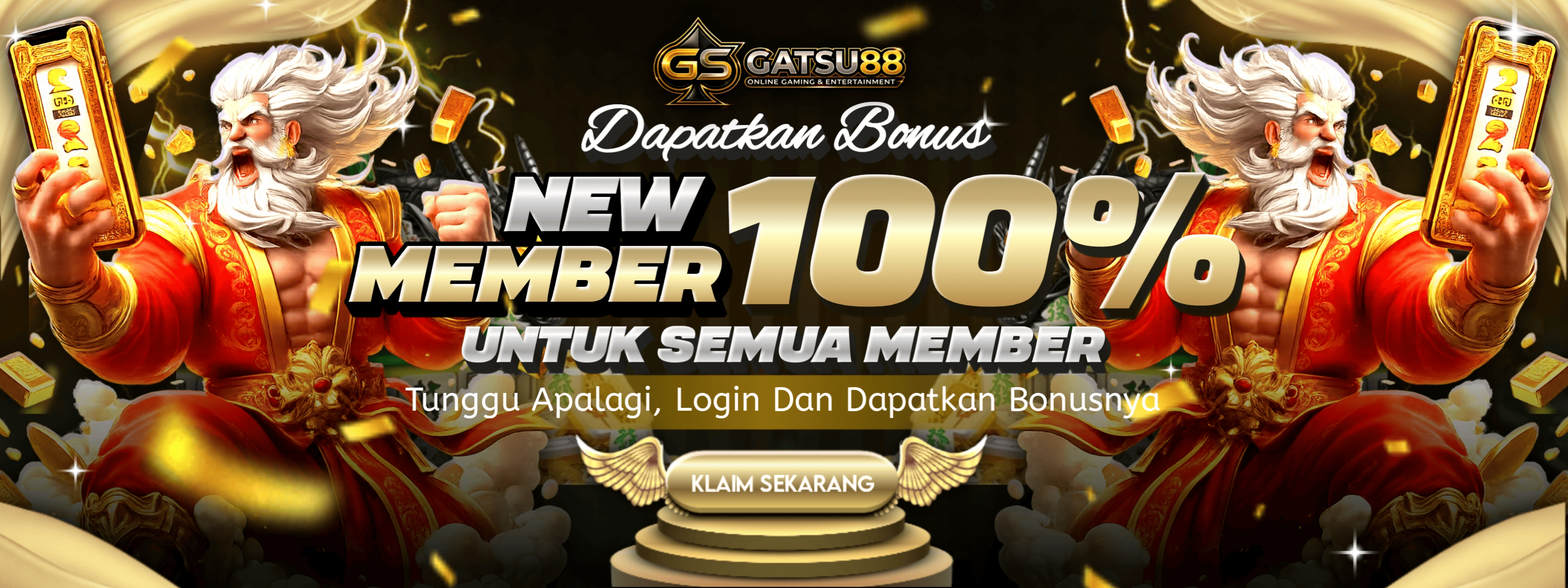 BONUS 100% MEMBER BARU